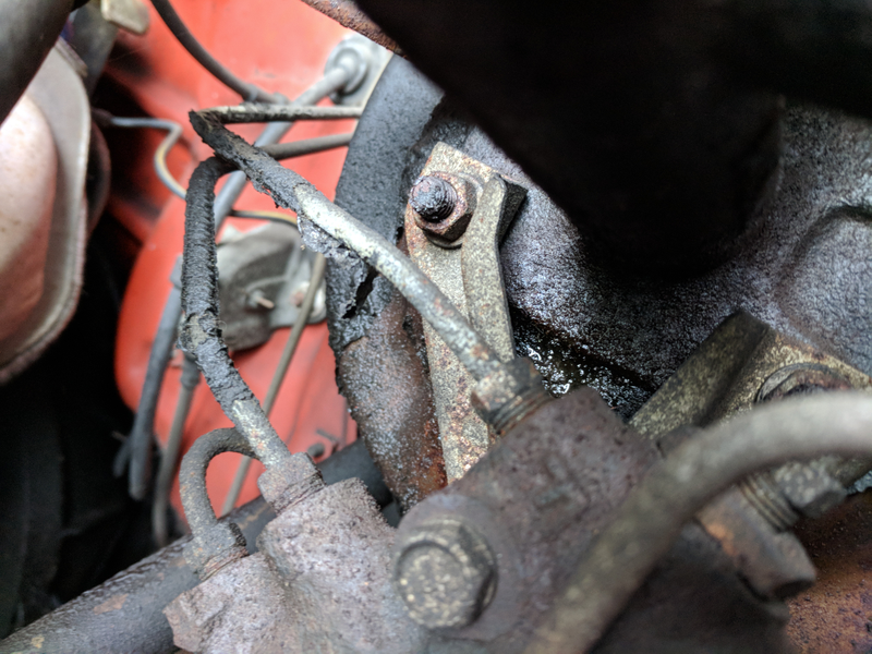 Illustration for article titled Master cylinder failed.